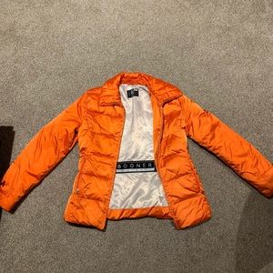 VINTAGE Bogner ski jacket! Bright orange, size 4